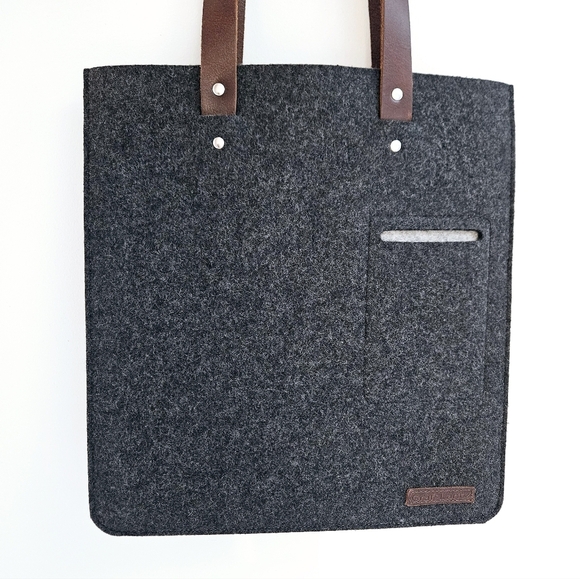 NWOT Graf Lantz merino wool tote / laptop or document sleeve - Picture 2 of 9